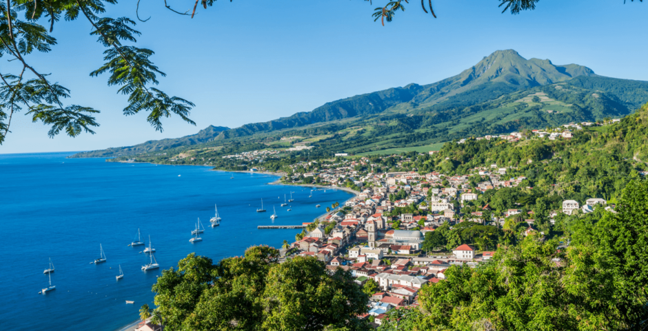 Het eiland Martinique, een van de ultraperifere regio's van de EU