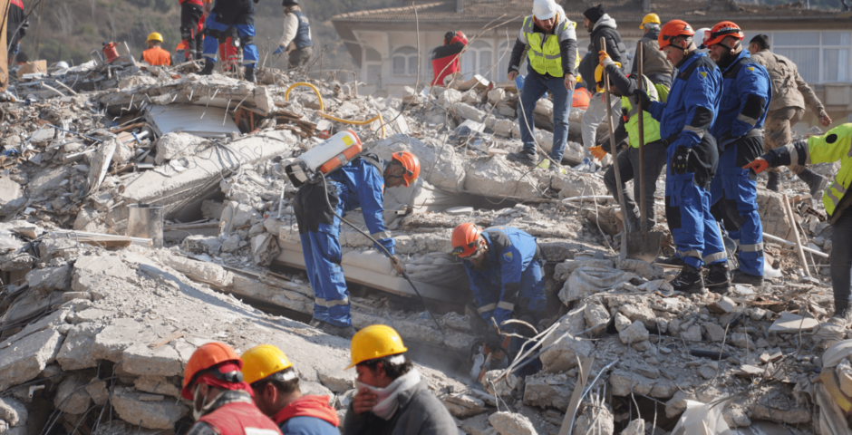 Sancties en hulpverlening na de aardbevingen in Turkije en Syrië